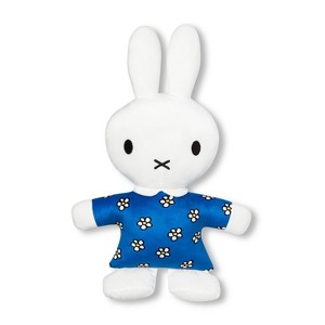 Miffy and Friends Bed Pillow Blue, White Blue