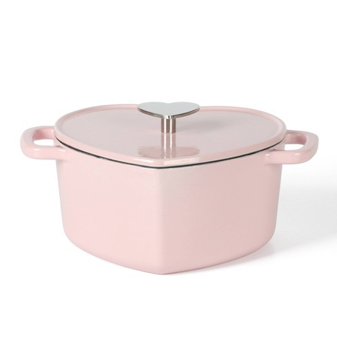 Martha Stewart Heart Shaped 2qt Dutch Oven Pink : Target