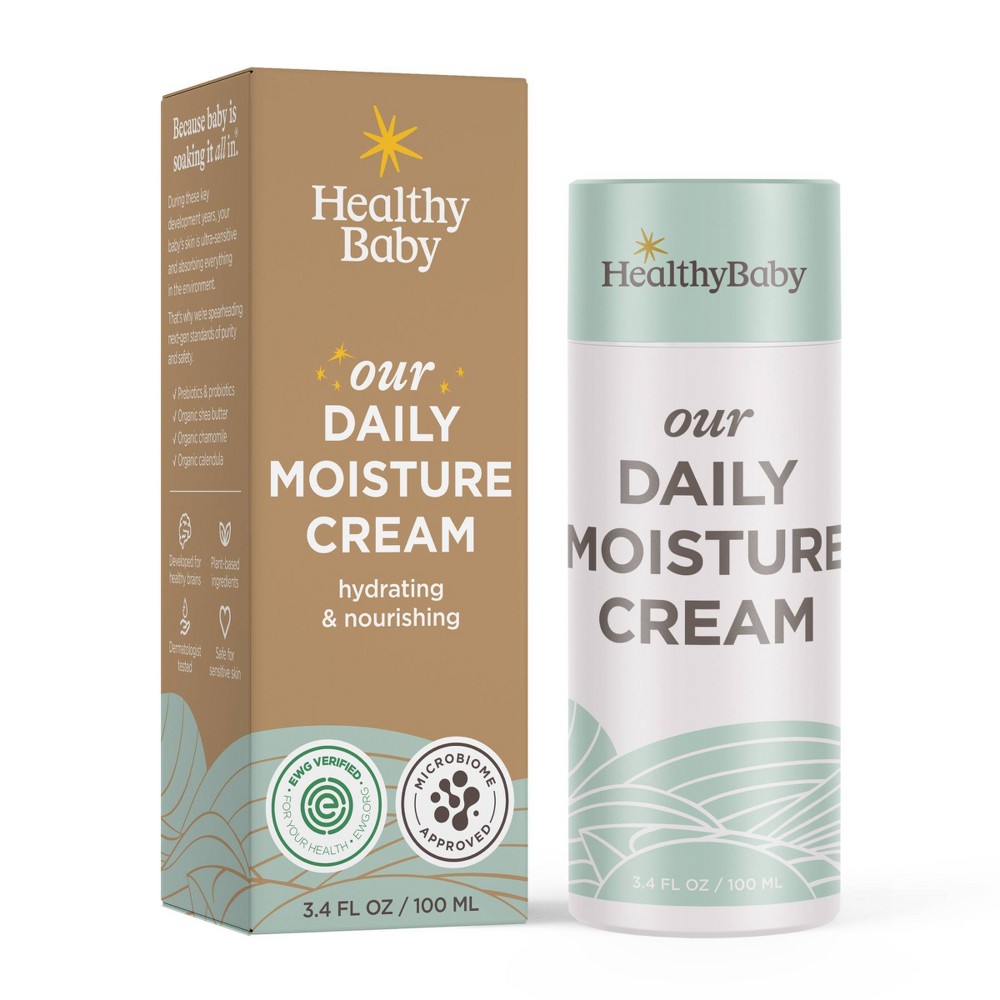 Photos - Baby Hygiene HealthyBaby Our Daily Moisture Cream - 3.4 fl oz