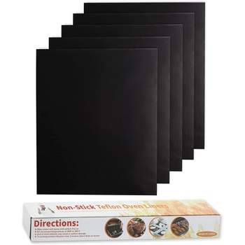Juvale 5 Pack Oven Liners Mat Protector for Bottom of Oven, 15.7 x 19.7 in