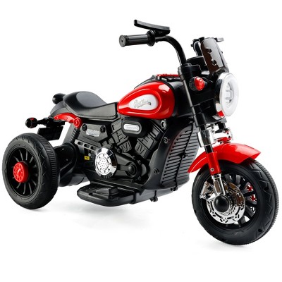 Topteng 3 Wheel Kids Ride On Motorcycle 6V Powered Electric Dual Drive Toy Car