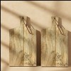 Mango Wood Prep and Serving Board Set with Etched Motif 18 inch (Set of 2) by Melrose - 3 of 3