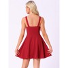 Allegra K Women's Gothic Steampunk Lace Up Mini Sleeveless Cami Dress - 3 of 4