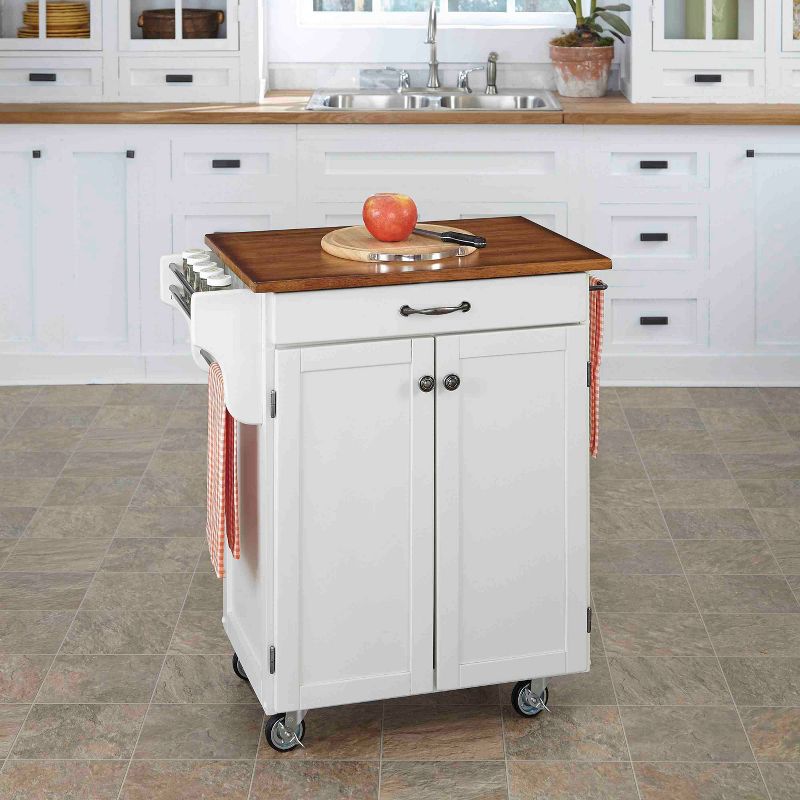 Cuisine Kitchen Carts And Islands White Base - Home Styles, 1 of 5