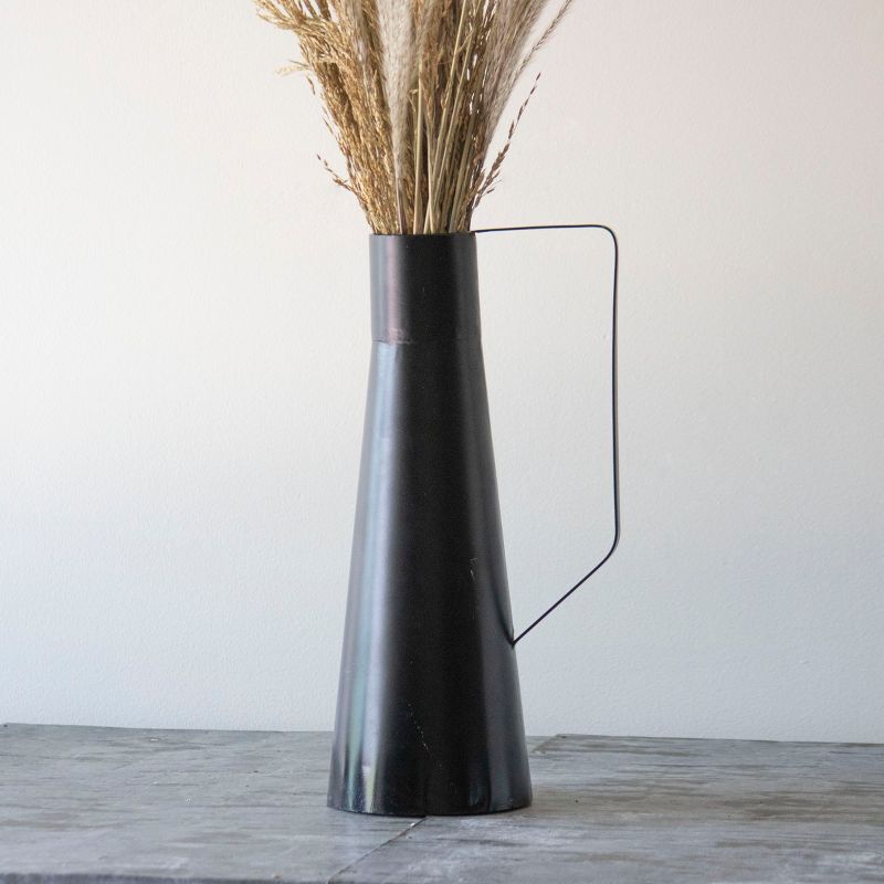 Black Modern Metal Decorative Vase - Foreside Home & Garden, 3 of 6