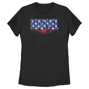 Women's Marvel Classic American Star Logo T-Shirt - 1 of 4