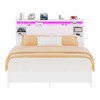 Aheaplus Bed Frame with Charging Station and RGB LED Lights - 2 of 4