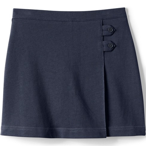 Lands' End School Uniform Kids Plus Knit Skort Above The Knee - 10 ...