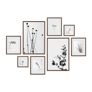 Haus and Hues Cardiff Gallery Wall Frame Set with Real Glass and Mat - 1 of 4