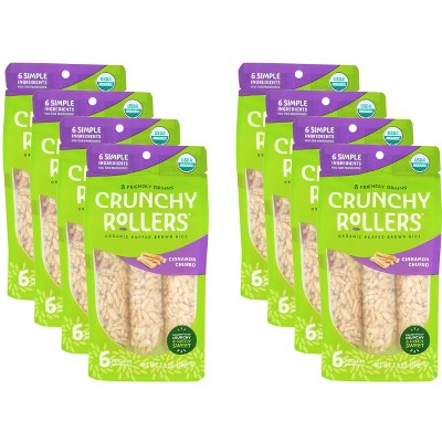 Friendly Grains Crunchy Rollers Cinnamon Churro - Case of 8 - 2.6 oz