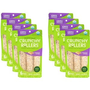 Friendly Grains Crunchy Rollers Cinnamon Churro - Case of 8 - 2.6 oz - 1 of 2