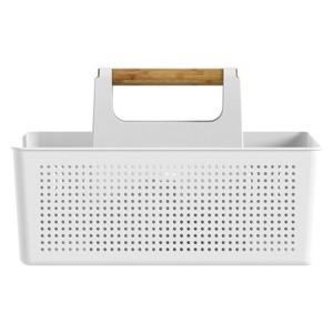 OU Cleaning Caddy, Cleaning Supplies Storage Organizer Bucket with Handle - 1 of 4