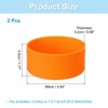 Unique Bargains Silicone Anti-Slip Protective Reusable Water Bottle Boot 2 Pcs - 2 of 4