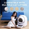 Self Cleaning Cat Litter Box, Automatic Cat Litter Box With App Control, Anti-pinch Device, 4 Highly Sensitive Gravity Sensors - 3 of 4
