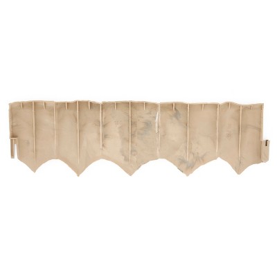 Natural Rock Beige Plastic Outdoor Edging Kit, 40 Pack