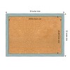Amanti Art Sky Blue Rustic Wood Framed Corkboard, Natural Cork - 4 of 4