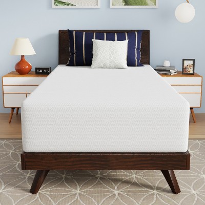 Twin White Gel Memory Foam Adjustable Bed Mattress