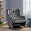 360-Degree Swivel Chair Recliner Chair, Manual Wingback Sofa Chair Armchair, Comfy Modern Accent Arm Chairs for Adults -Christopher Knight Home - 4 of 4