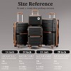Kumasinova Hardshell PP Luggage Set of 4,Lightweight&Durable Spinner Suitcases with TSA Lock,Impact-Resistant Luggage,14/20/24/28" - 3 of 4