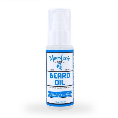 Maestro's Classic Mark of a Man Aromatic Beard Oil - 2 fl oz