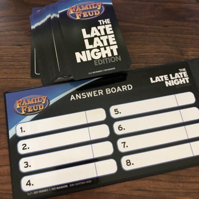 Family Feud Game The Late Late Night Edition : Target