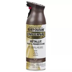 Rust-Oleum 11oz Universal Flat Metallic Spray Paint Dark Brown