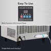Commercial Undercounter Ice Maker Machine  - Stainless Steel Freestanding  Storage ， Cylinder Ice Cube Maker for Restaurants/Bars - 3 of 4