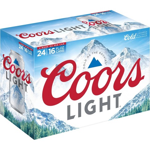 Coors Light Beer - 24pk/16 fl oz Cans - image 1 of 4
