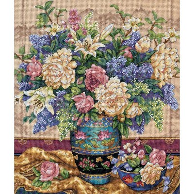 Dimensions Gold Collection Counted Cross Stitch Kit 12"X14"-Oriental Splendor (18 Count)