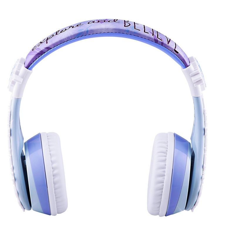 eKids Disney Frozen Bluetooth Headphones for Kids, Over Ear Headphones with Microphone - Blue (FR-B52v1OL), 3 of 4