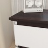 PAGED Wooden Dresser with 6 Drawers Rustic Farmhouse Style Storage Cabinet with Metal Handles for Living Room - 3 of 4