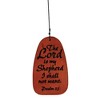 Dicksons Cross Head of Christ Sail, Brown 34.75 x 4.6 Inch Aluminum/Wood Noisemaker Windchime - 2 of 2
