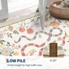 8x10 Area Rugs for Living Room Bedroom Large Washable Rugs, Boho Nursery Rug Non-Shedding Floral Stain Resistant Carpet Accent Rugs for Home - 4 of 4