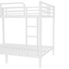 Kumasinova Metal Bunk Bed,Heavy Duty Bed with Ladder,High Guardrail for Kids,Bedroom,Noise Reduced,No Box Spring Needed - 3 of 4