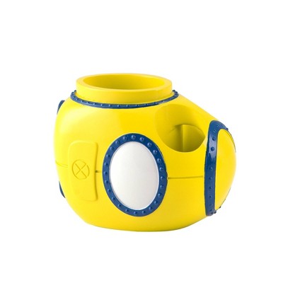 Nautical Submarine 3-Piece Kids' Bath Accessory Set in Multicolor Resin