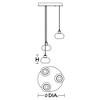 AFX Laney 3 - Light Pendant in  Black - 2 of 3