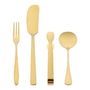 REGALWOVEN Stainless Steel Flatware Set 16 Pcs 4 Sets - 1 of 4