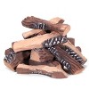 Barton Realistic Flame Large Ceramic Wood Realistic Flame Firepit Log Kit Fireplace Logs - 3 of 4