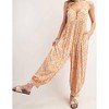Women's Boho Printed Sleeveless Harem Jumpsuit - ee:some - 4 of 4