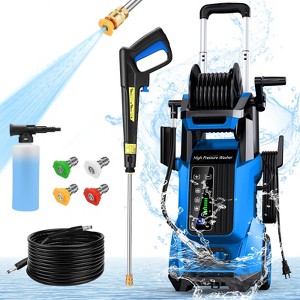 SKONYON 3200PSI 2.4 GPM Electric High Pressure Washer with LED Control and 4 Quick Connect Nozzles - 1 of 4