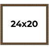 PosterPalooza | Sculpted Gold Picture Frame - UV Acrylic, Backing Board, Hanging Hardware Included - 2 of 4