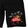 Looney Tunes Taz "Heartbreaker" Men's Black Sleep Pajama Shorts - 2 of 3
