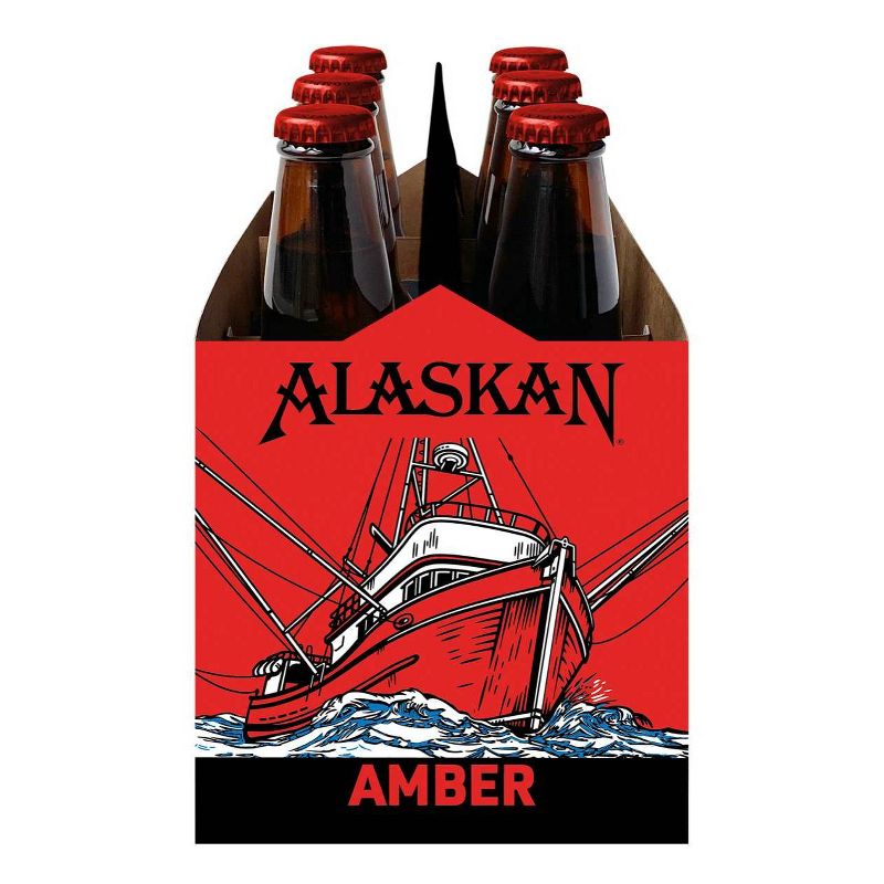 Alaskan Amber Alt Style Ale Beer - 6pk/12 fl oz Bottles, 5 of 6