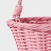 Willow Plastic Wicker Easter Basket - Spritz™ - 3 of 4