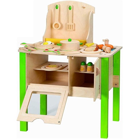 Hape gourmet play kitchen store starter accessories wooden play set