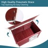 UbMelt  Outdoor&Indoor Dog House Solid Wood Waterproof Dog Kennel Puppy Shelter with Openable Top - 4 of 4