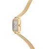 Peugeot Women's 35x30mm 14K Gold Plated Square Dress Watch - Mesh Band - 3 of 4