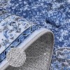coucheta Washable Boho Area Rugs, Multi-size Vintage Floral Soft Faux Lamb Velvet Non-Slip Low Pile Carpet for Living Room, Bedroom, Dining, Office - 4 of 4