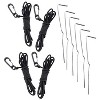 Gemmy Animated Projection Airblown Inflatable Fog Effect Fire & Ice Shaking Reaper w/ Tombstone and Pumpkin, 6 ft Tall - 3 of 3