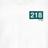 Juniors Womens Squid Game 218 Patch T-Shirt - 2 of 4